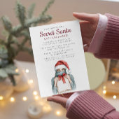 Mädchen mit Kopftuch Geheimnisvolles Weihnachtsfes Einladung