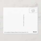 Mädchen mit Körbchen Orangen und Zitronen von Cot Postkarte (Rückseite)