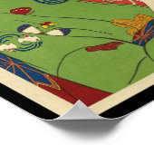 Mädchen mit Lipstick Poster (Ecke)