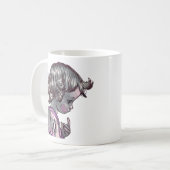 Mädchen mit Locken Tasse (Vorderseite Links)