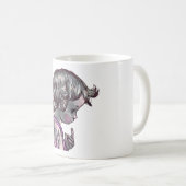 Mädchen mit lockigen Haaren Tasse (VorderseiteRechts)