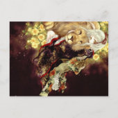 Mädchen mit Löwenanime Postkarte (Vorderseite)