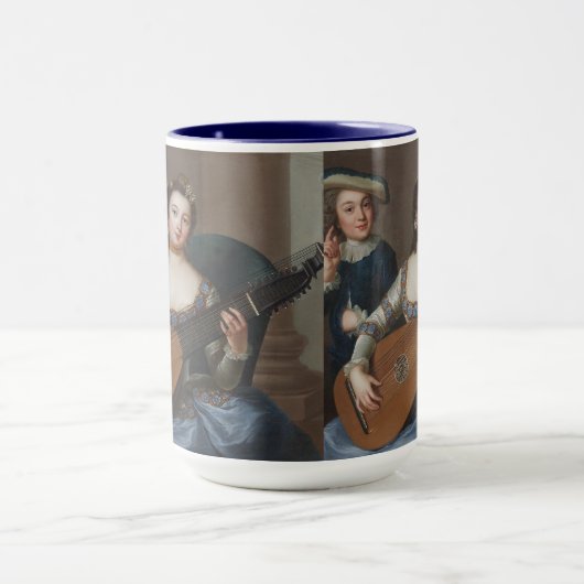 MÄDCHEN MIT LUTE TASSE (Zentrum)