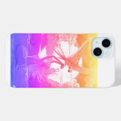 Mädchen mit Macaw bei Sunset Case-Mate iPhone Hülle (Rückseite (Horizontal))