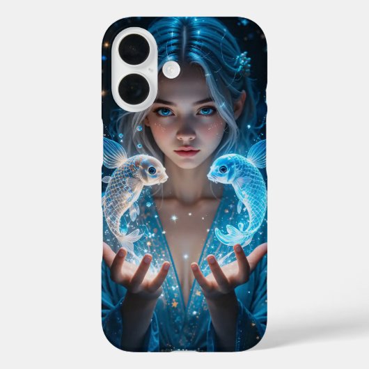 Mädchen mit magischem Fisch Case-Mate iPhone Hülle (Rückseite)