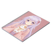 Mädchen mit Maneki-Neko von Natasha Us Notizblock (Linke Seite)