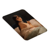 Mädchen mit Medallion (von Gerolamo Induno) Magnet (Rechte Seite)