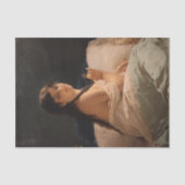 Mädchen mit Medallion (von Gerolamo Induno) Seidenpapier (Vorderseite)