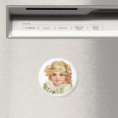 Mädchen mit Milchmagnet Magnet (In Situ (Geschirrspüler))