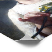 Mädchen mit Mimosa, Bouguereau Poster (Ecke)