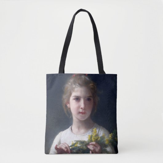 Mädchen mit Mimosa, Bouguereau Tasche (Vorderseite)