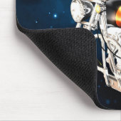 Mädchen mit Motorrad Mousepad (Ecke)