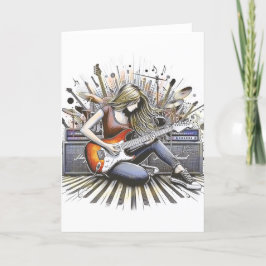 Mädchen mit musikalischen Begabungen