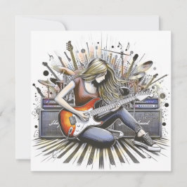 Mädchen mit musikalischen Begabungen