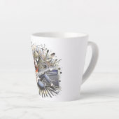 Mädchen mit musikalischen Begabungen Milchtasse (Rechte Ecke)