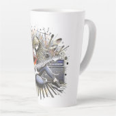 Mädchen mit musikalischen Begabungen Milchtasse (Rechte Ecke)