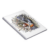 Mädchen mit musikalischen Begabungen Notizblock (Rechte Seite)