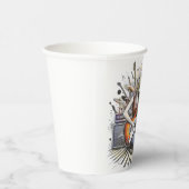 Mädchen mit musikalischen Begabungen Pappbecher (Rechts)