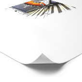 Mädchen mit musikalischen Begabungen Poster (Ecke)