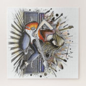 Mädchen mit musikalischen Begabungen Puzzle (Horizontal)