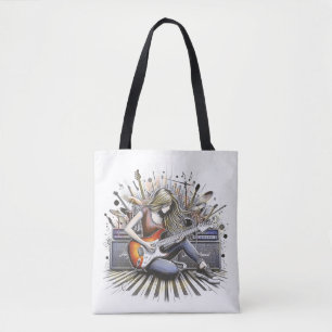 Mädchen mit musikalischen Begabungen Tasche