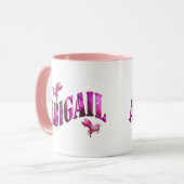 Mädchen mit Namen Abigail, Tasse (Vorderseite Links)