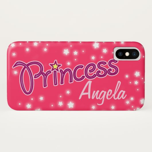 Mädchen mit Namen Prinzessin Star Grafik-iPhone-Ge Case-Mate iPhone Hülle (Rückseite (Horizontal))