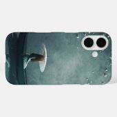 Mädchen mit Parasol in Boat iPhone 16 Fall Case-Mate iPhone Hülle (Rückseite (Horizontal))