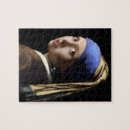 Mädchen mit Perlenerring Puzzle (Horizontal)