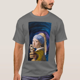 Mädchen mit Perlenohr T-Shirt