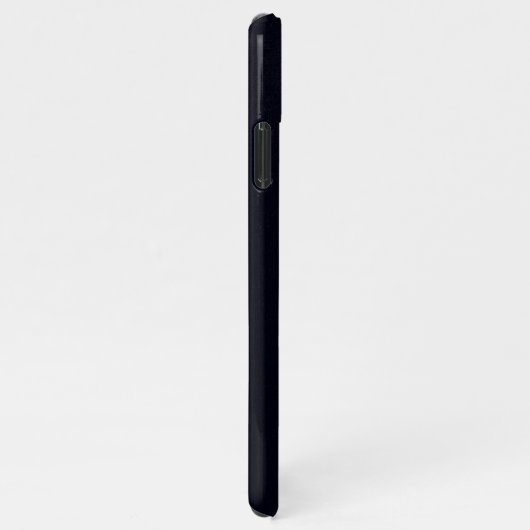 Mädchen mit Perlenohrblasen in rosa Kaugummi iPhone Hülle (Rechte Seite)