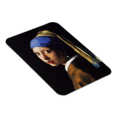 Mädchen mit Perlenohrmagnet Magnet (Rechte Seite)