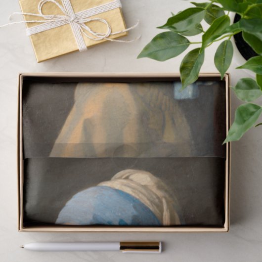 Mädchen mit Perlenohrmuschel Seidenpapier (Geschenk)