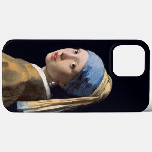 Mädchen mit Perlenohrring 1665 Johannes Vermeer Case-Mate iPhone Hülle (Rückseite (Horizontal))