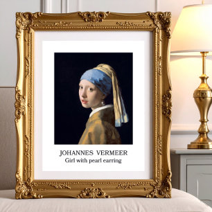 Mädchen mit Perlenohrring 1665 Johannes Vermeer Fotodruck