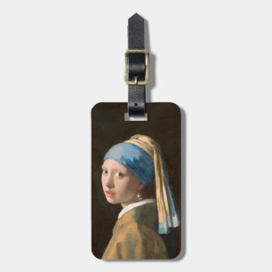 Mädchen mit Perlenohrring (1665) Johannes Vermeer Gepäckanhänger