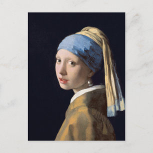 Mädchen mit Perlenohrring 1665 Postkarte