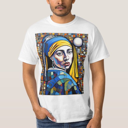 Mädchen mit Perlenohrring 1 T-Shirt (Vorderseite)