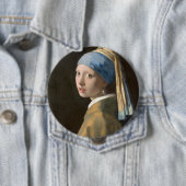 Mädchen mit Perlenohrring Button (Beispiel)