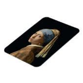 Mädchen mit Perlenohrring, c.1665-6 (Öl auf Leinwa Magnet (Linke Seite)