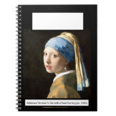 Mädchen mit Perlenohrring (ca. 1665) Notizblock (Vorderseite)