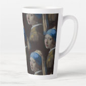 Mädchen mit Perlenohrring, Crochet Replik Muster Milchtasse (Rechts)