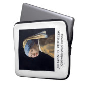 Mädchen mit Perlenohrring Gustav Klimt Laptopschutzhülle (Vorderseite Links)