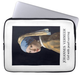 Mädchen mit Perlenohrring Gustav Klimt Laptopschutzhülle