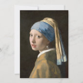 Mädchen mit Perlenohrring | Johannes Vermeer (Vorderseite)