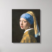 Mädchen mit Perlenohrring | Johannes Vermeer | Leinwanddruck (Vorderseite)