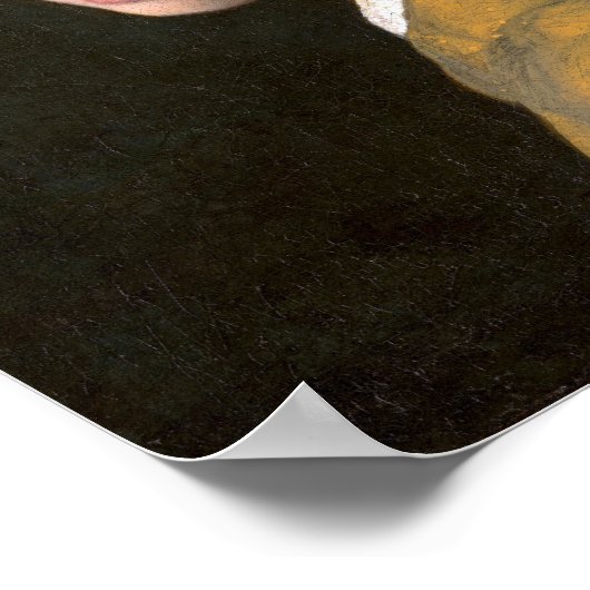 Mädchen mit Perlenohrring | Johannes Vermeer | Poster (Ecke)