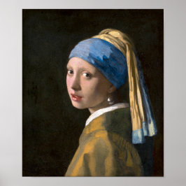 Mädchen mit Perlenohrring | Johannes Vermeer | Poster
