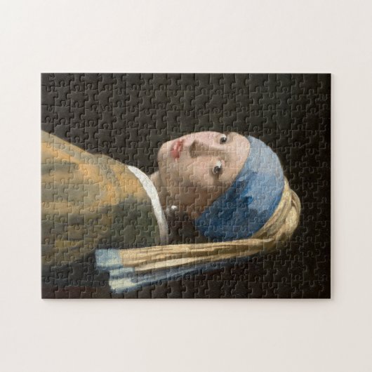Mädchen mit Perlenohrring | Johannes Vermeer Puzzle (Horizontal)