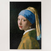 Mädchen mit Perlenohrring, Johannes Vermeer Puzzle (Vertikal)